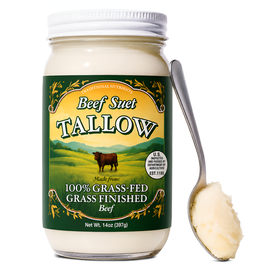 Pasture Raised Beef Tallow Made from 100% Suet