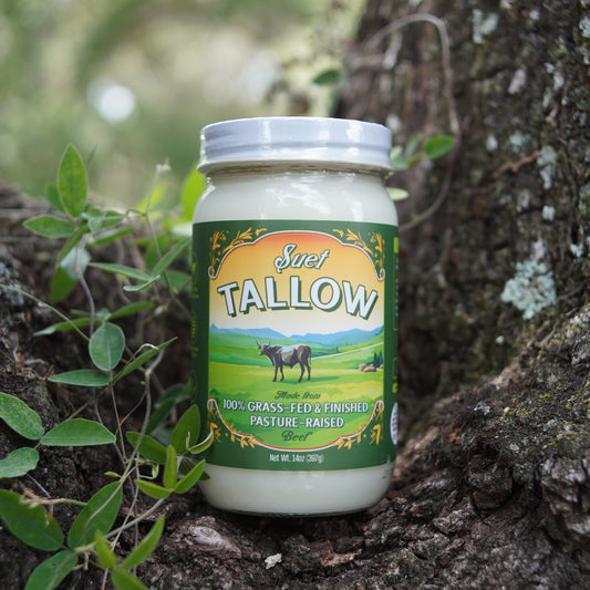 Pasture Raised Beef Tallow Made from 100% Suet