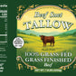 Bulk Grass Fed Beef Tallow 7.2lbs, Food Grade and Cosmetic Grade (1 gallon) 100% Grass-Fed & Grass-Finished Beef Suet Tallow, USDA Inspected