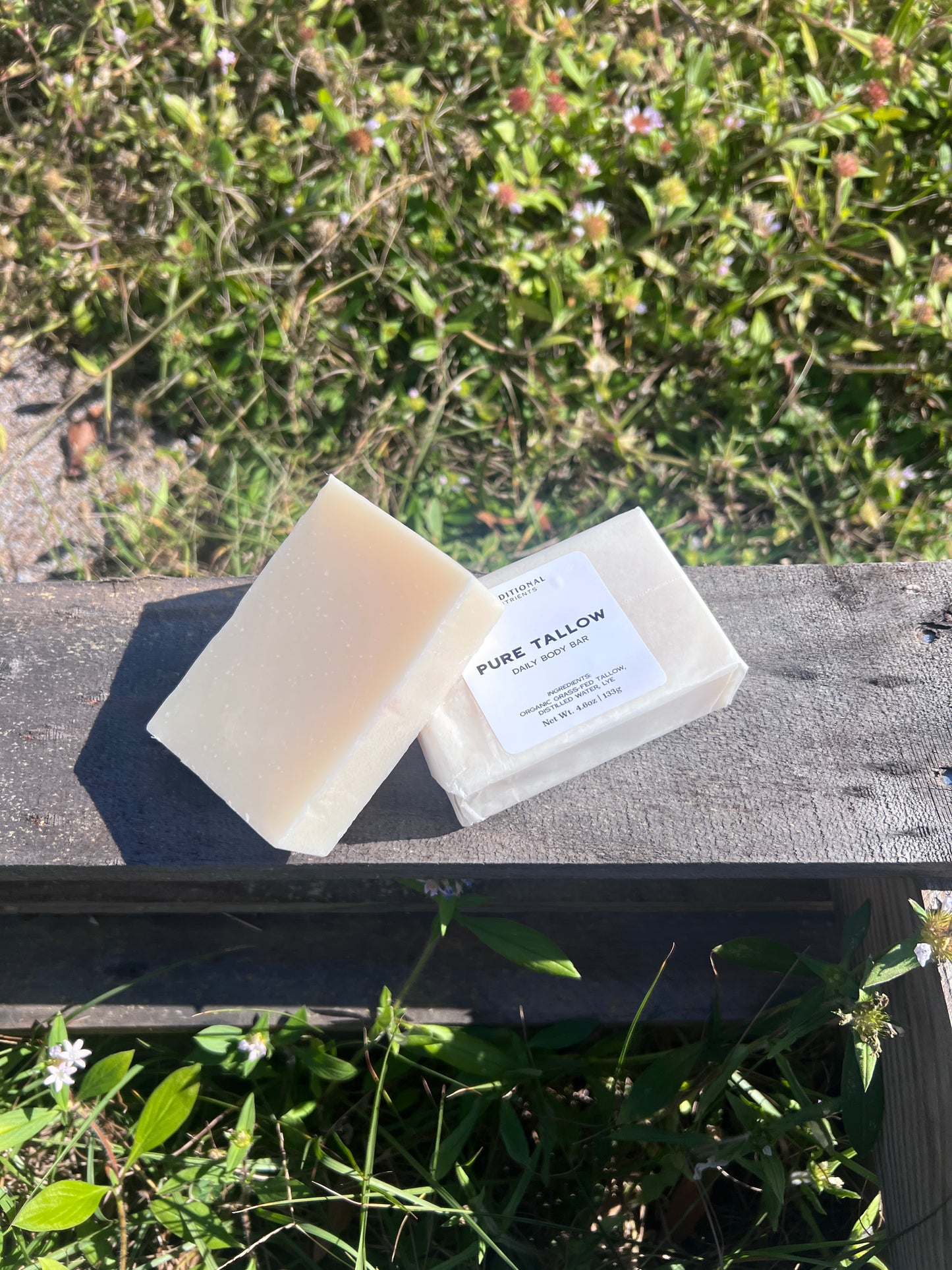 Plain Tallow Soap 4.6oz Bar