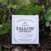 Traditional Nutrients Grass-Fed Beef Tallow Lip Balm, Variety 4-Pack, Unscented, Lavender, Vanilla Sugar, Citrus, with Organic Beeswax