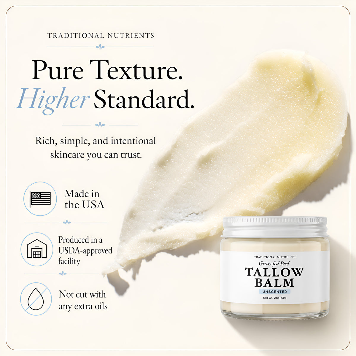 Unscented Tallow Balm