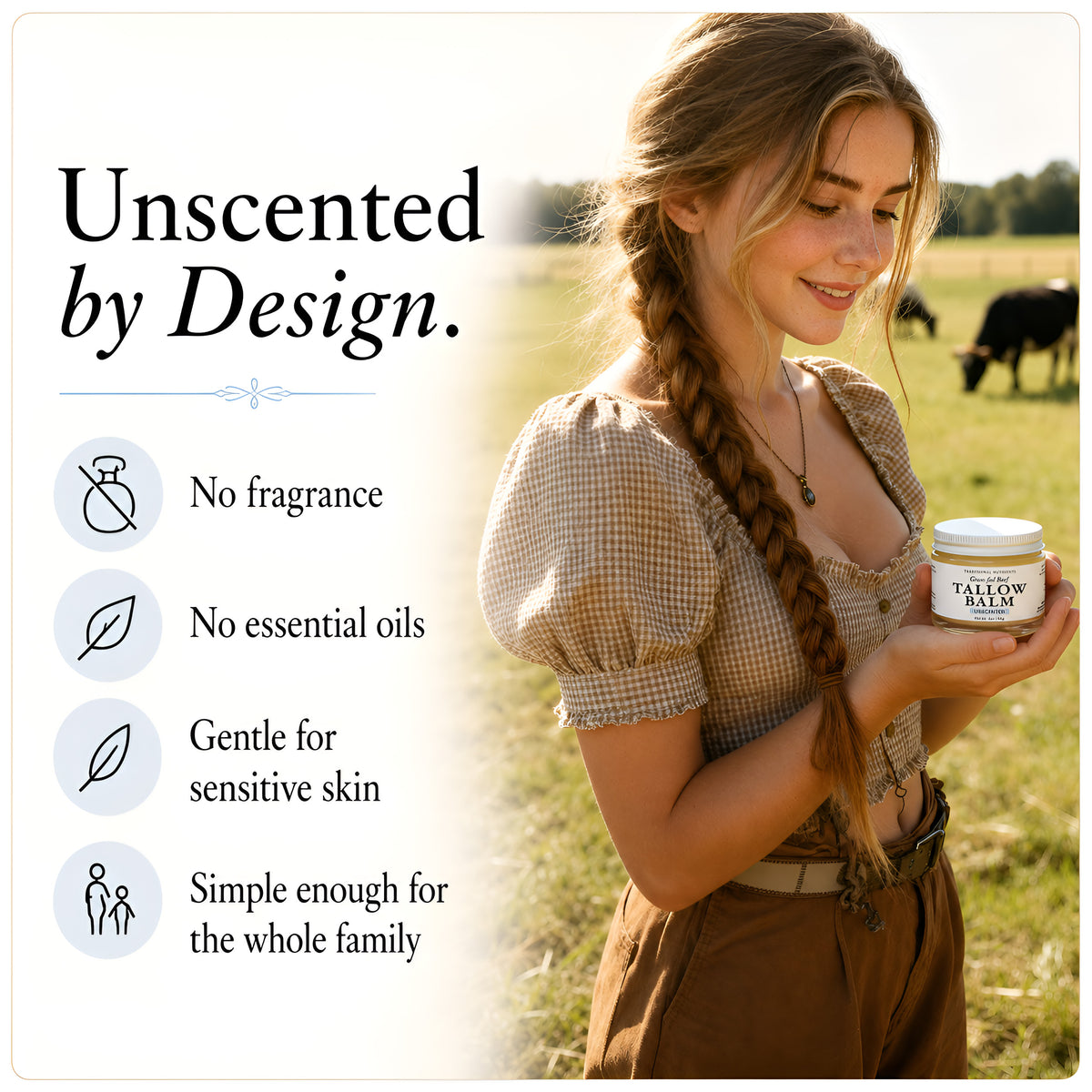 Unscented Tallow Balm