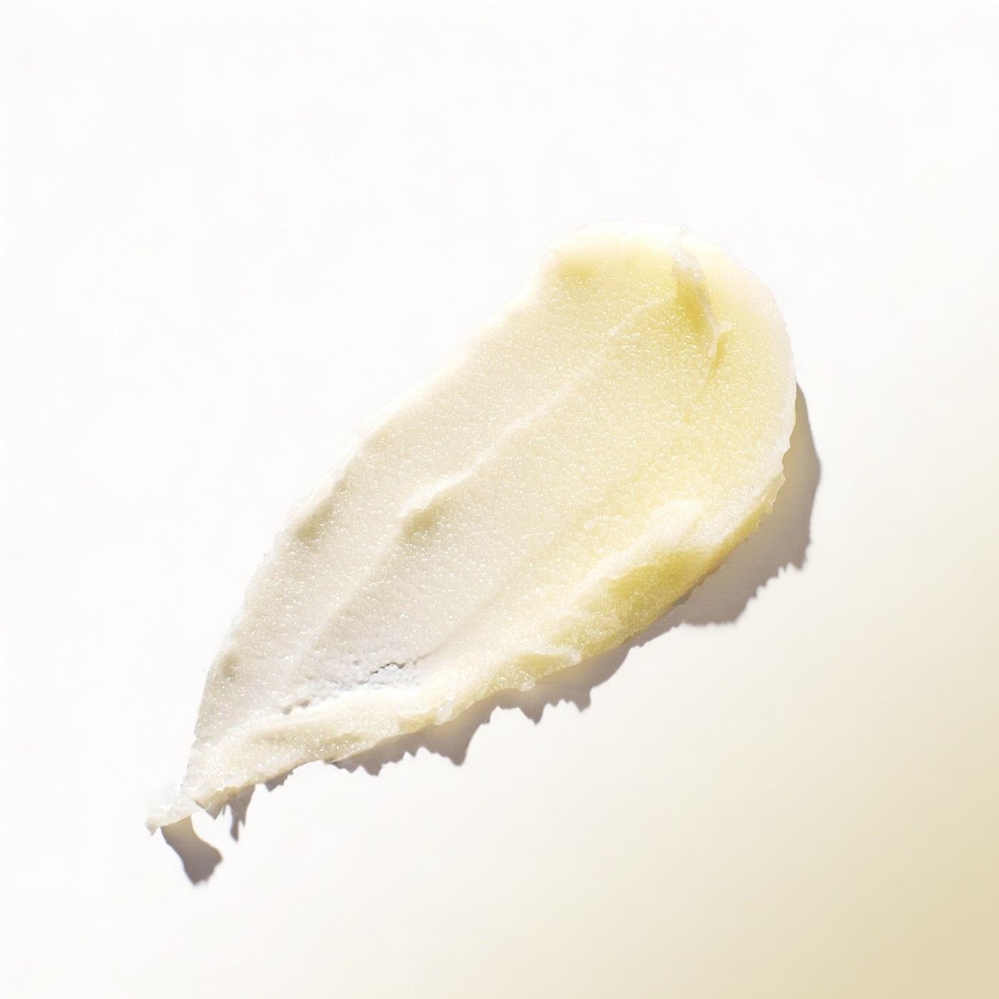 A close view of the creamy texture of Unscented tallow balm